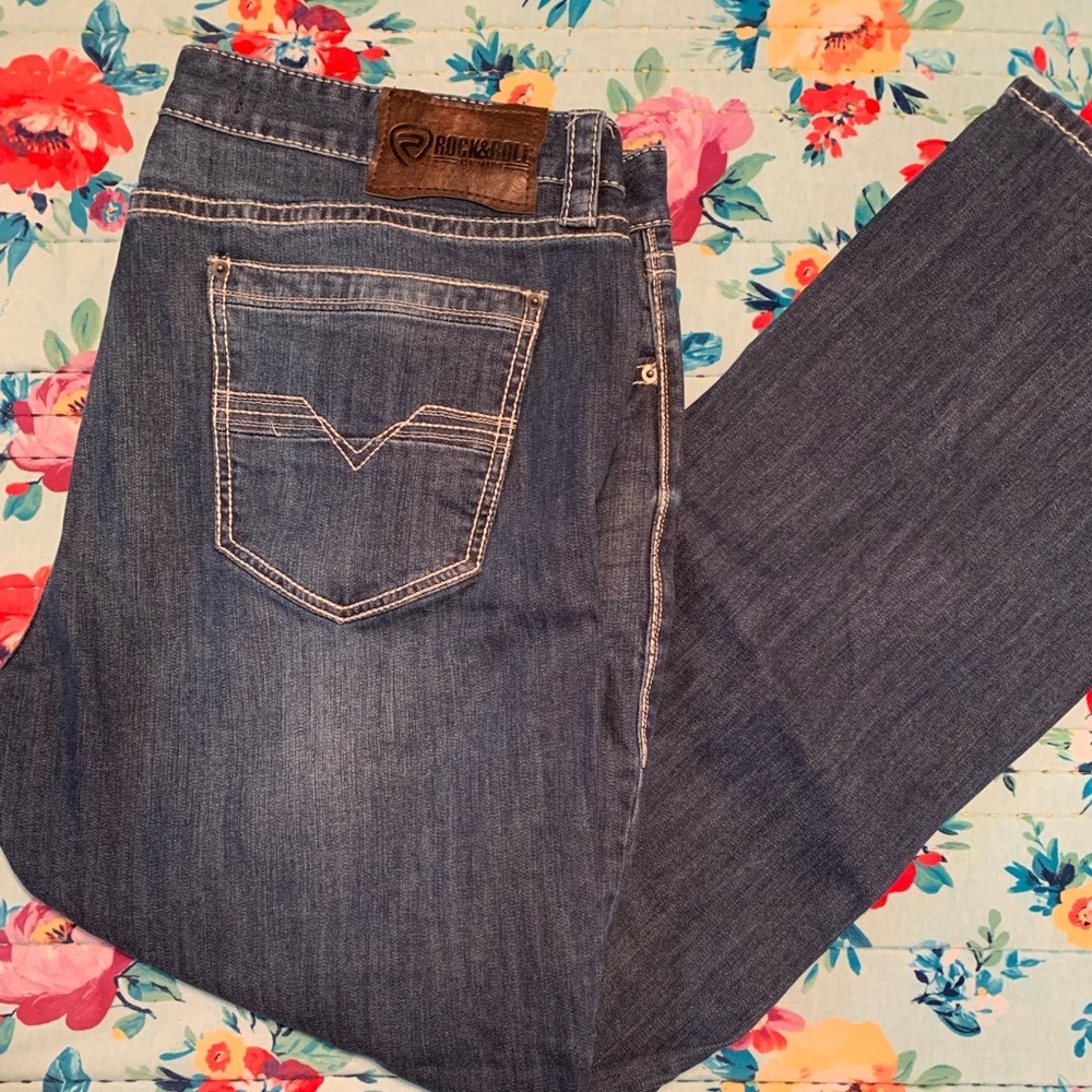 Men’s Rock and Roll jeans.